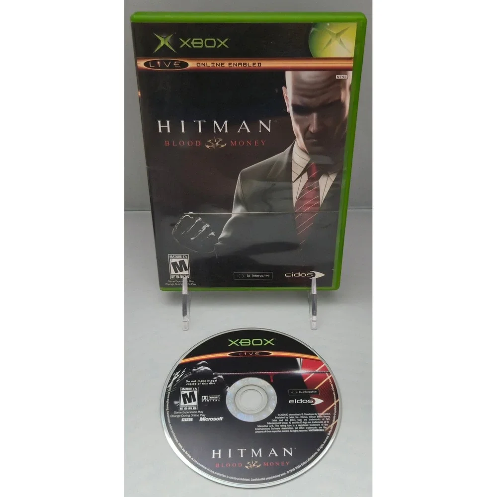 Hitman: Blood Money - Microsoft Xbox 2006 - Case & Disc - Tested & Working